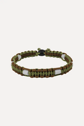 Zeckenhalsband mit EM-Keramik · Haselnuss × Olive